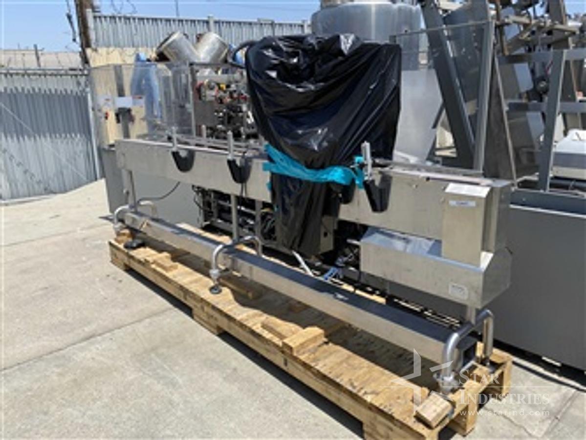 Used DT/Kalish Model 6540 Bottle Air Cleaner w/ S.S. Conveyor