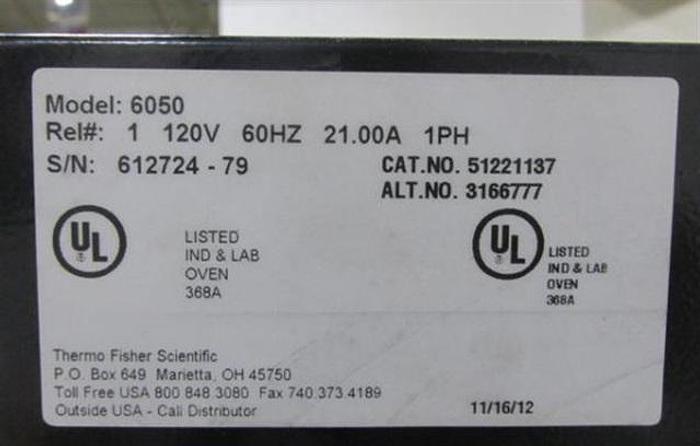 Used Thermo Fisher 1.4 c.f. Oven