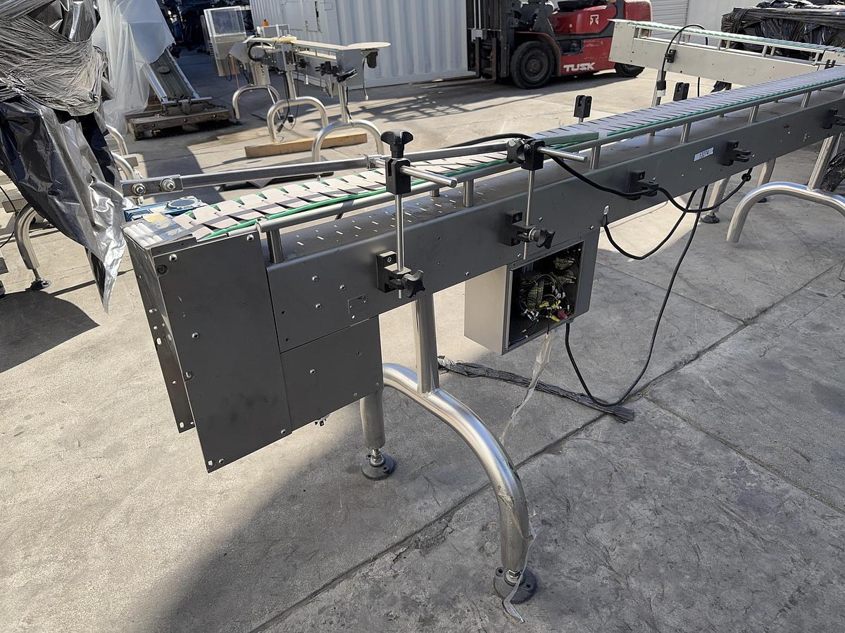 Used Conveyor 4 1/2'' W x 96''L w/90 degree turn