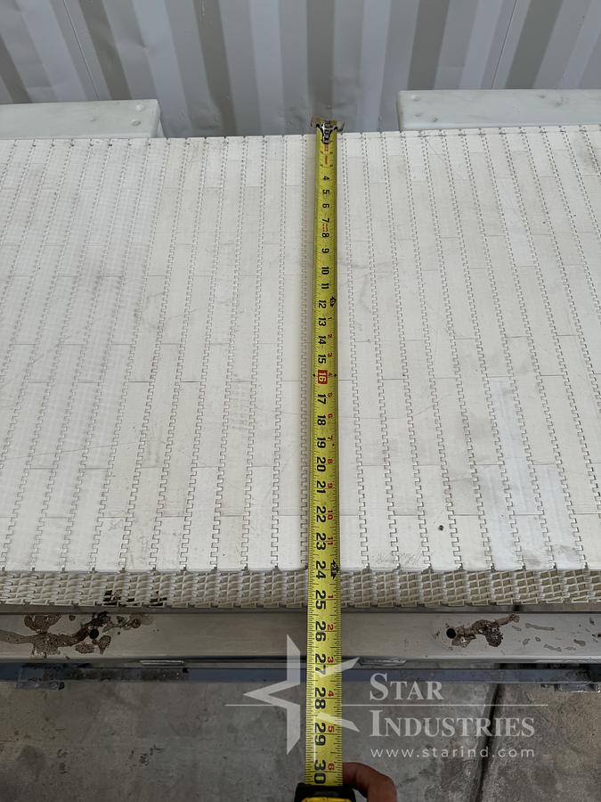 Used Safeline conveyor, s.s. frame, 24" x 48" long