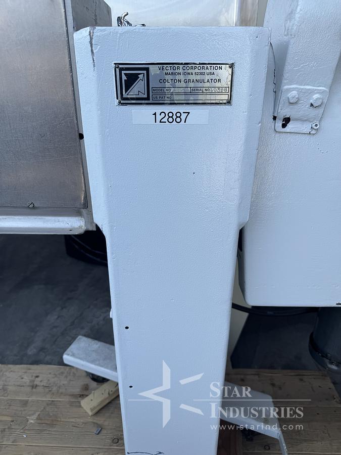Used Vector-Colton Granulator
