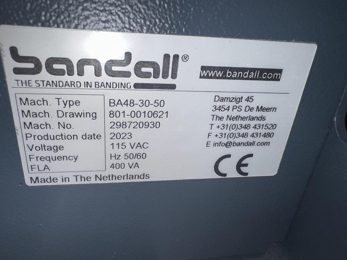 Used BandAll Model BA48-30-50 Bander, unused