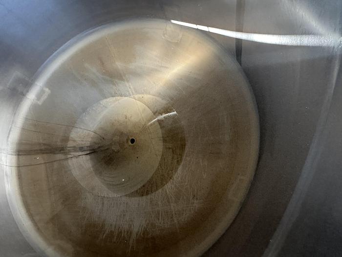 Used Tank, 1,300 Gallon, 316 Stainless Steel, Dish Bottom, JV Northwest