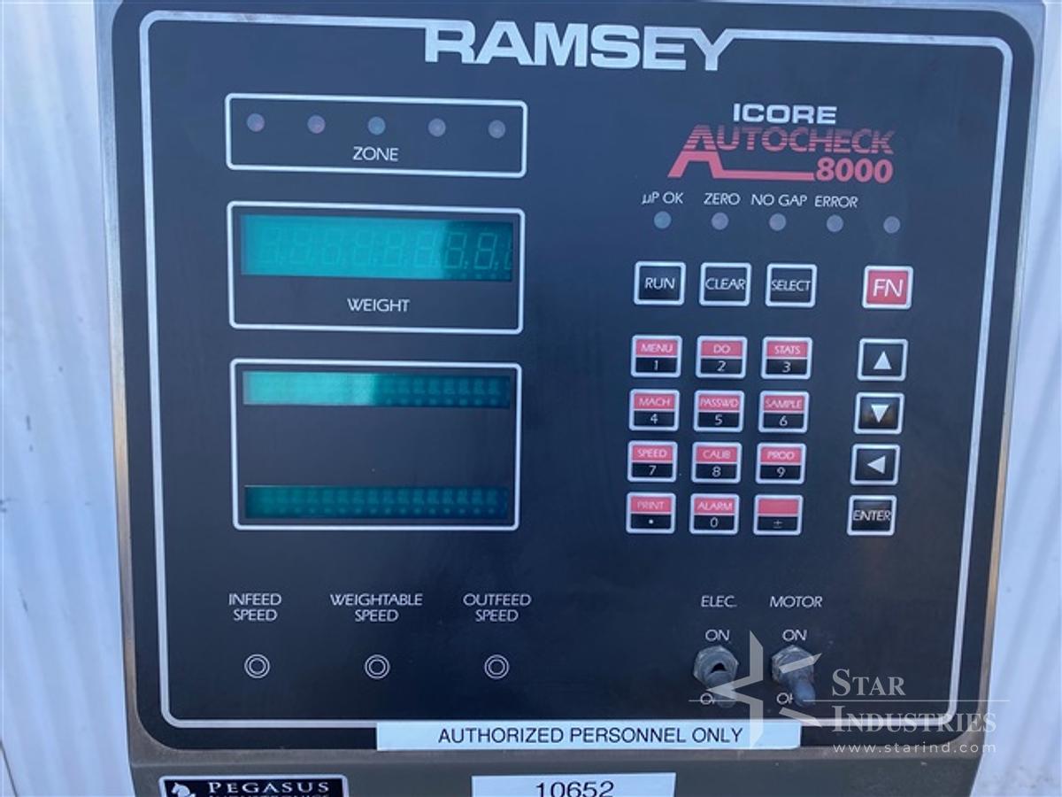Used Ramsey Icore Checkweigher