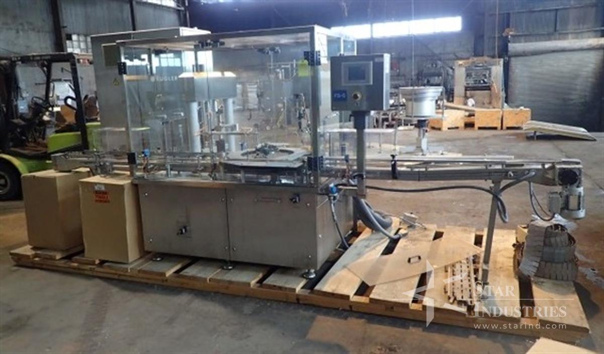 Used Kugler Monoblock 'Flexofill' Volumetric Filling Line