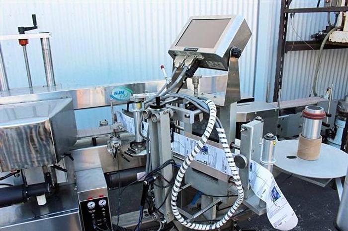 Used NJM GCI Model BR125-S037 New Jersey Labeler