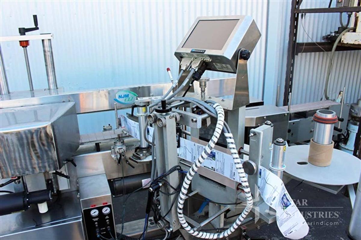 Used NJM GCI Model BR125-S037 New Jersey Labeler