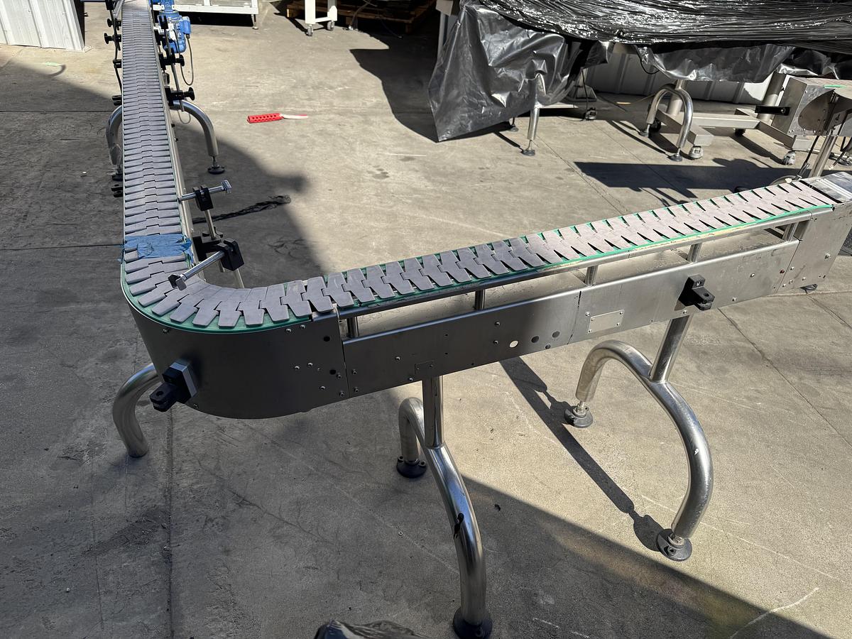 Used Conveyor 4 1/2'' W x 96''L w/90 degree turn