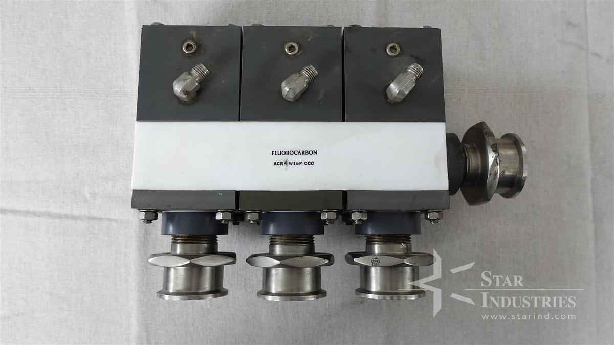 Used Fluorocarbon Stainless Steel Manifold