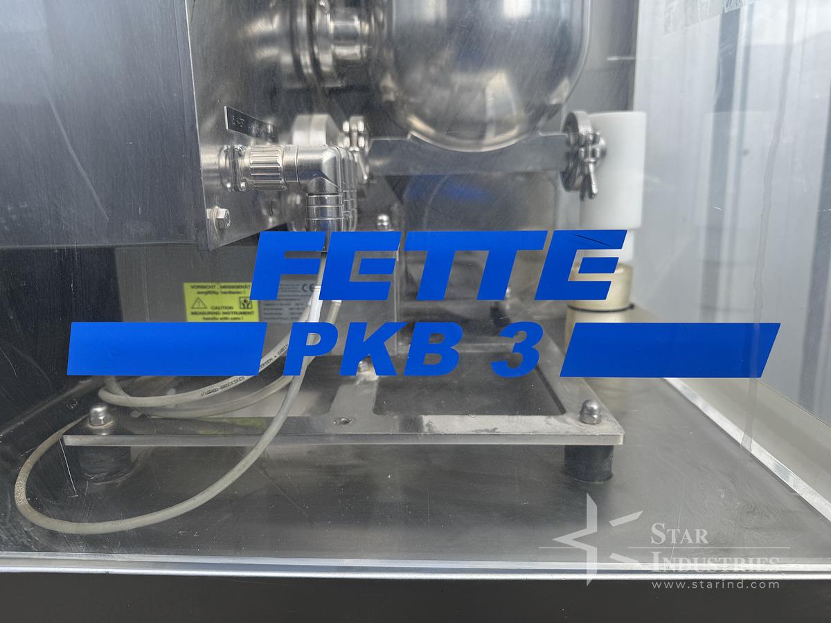 Used Fette PKB 3 Spraying System