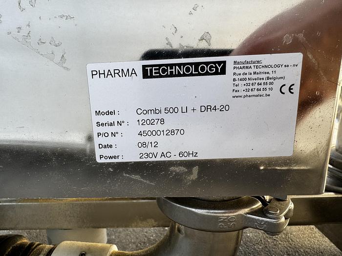 Used Pharma Technology Met30+ Lock Inspection Deduster