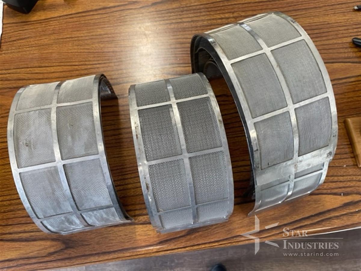 Used Fitzpatrick-Fitzmill Screens for M5 and D6, 4.5" and 6"