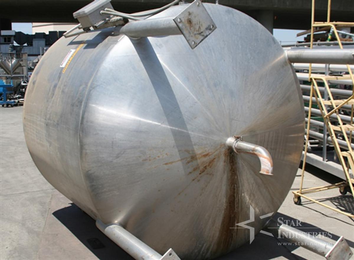 Used Walker 1500 Gallon S/S Tank