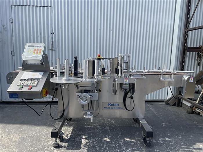 Used Jones OSC Horizontal Glue Cartoner Nordson Hot Melt