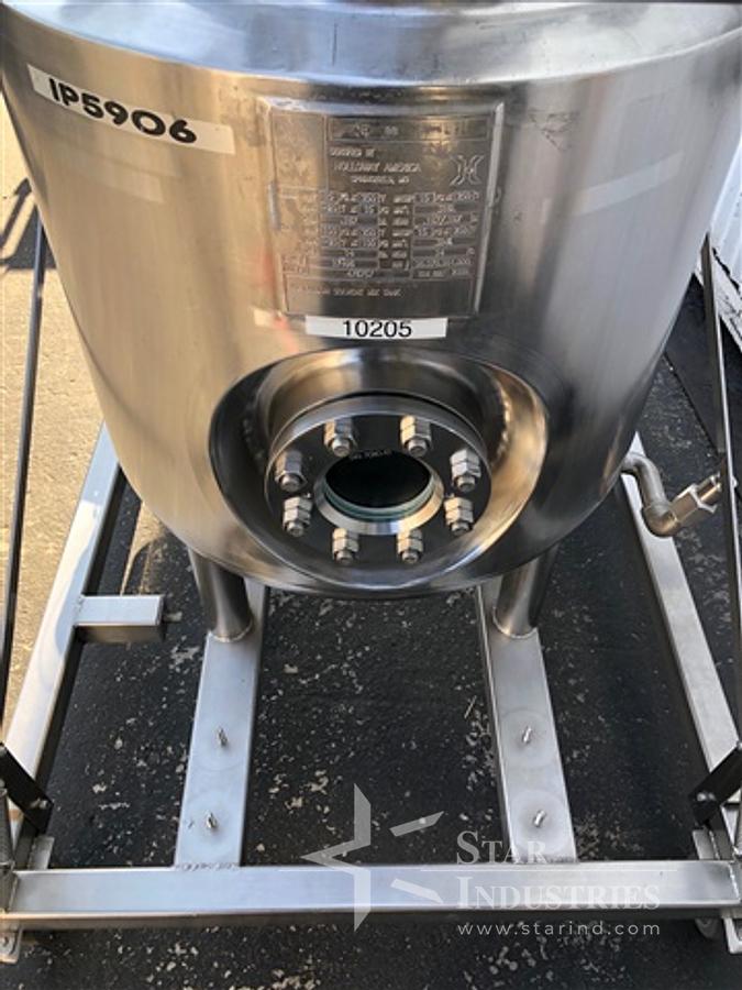 Used ITT Industries 40 Gallon Stainless Steel Reactor