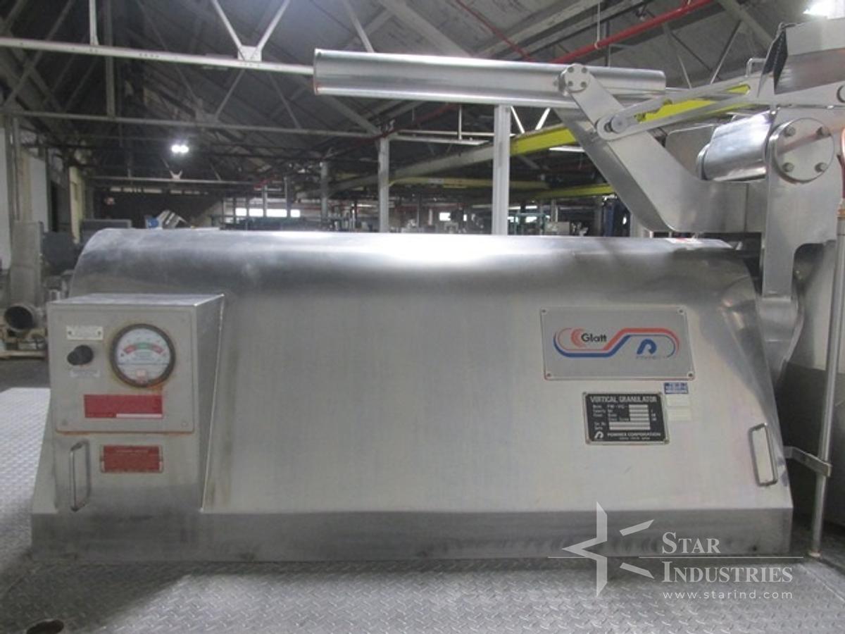 Used Glatt Powrex 600 liter High-shear Mixer