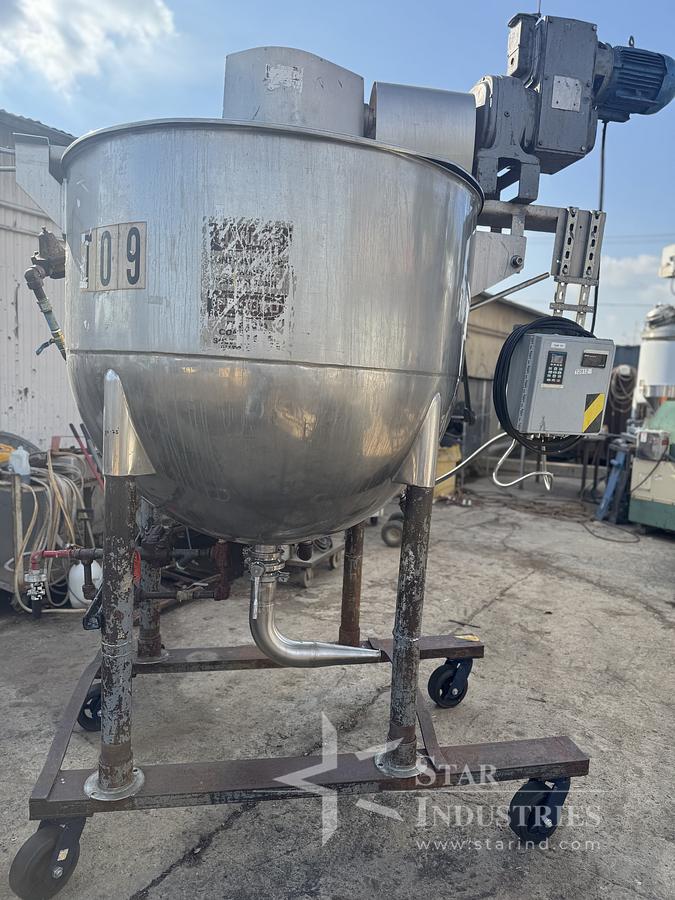 Used Kettle, 360-Gallon, Stainless Steel, Agitated, Lee Industries