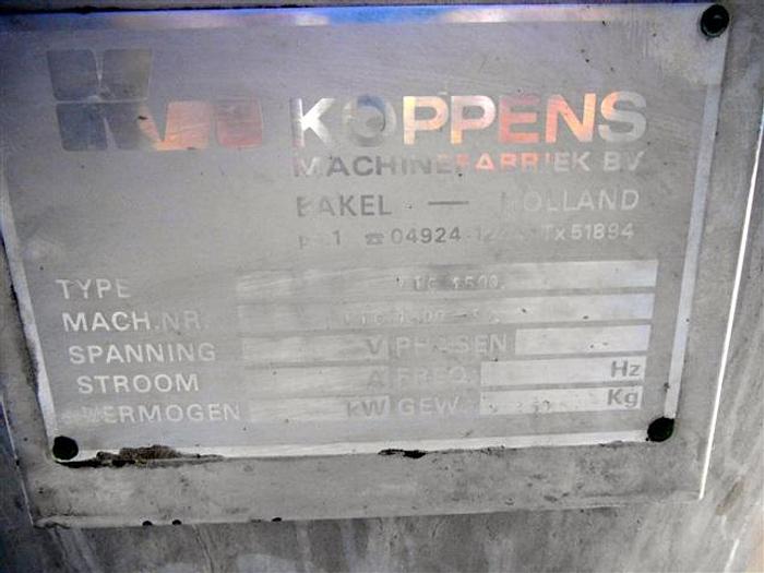 Used Koppens 1500 Liter Storage Tank