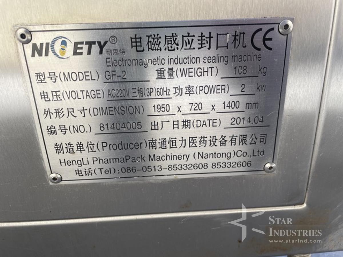 Used Hengli Packaging Nicety Induction Sealer