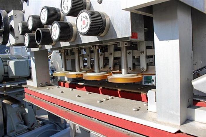 Used Accutek 8-spindle Capper w/ Elevator & Conveyor