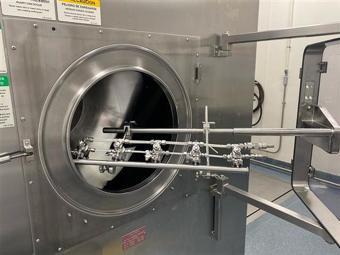 Used Thomas Engineering 60" Model 60D Explosion Proof Coating Pan-complete