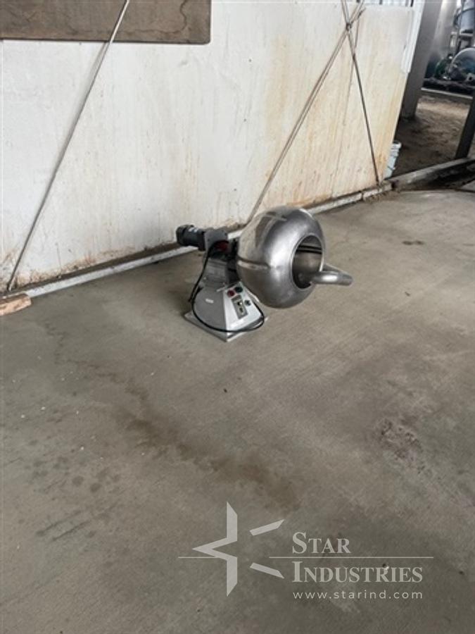 Used 4 Quart Stainless Steel Coating Pan