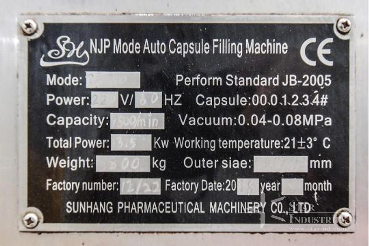 Used NJP 7500 Encapsulator Machine