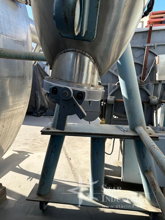 Used Patterson-Kelley 5 c.f. S.S. Cross-flow Blender w/ small Pin Bar