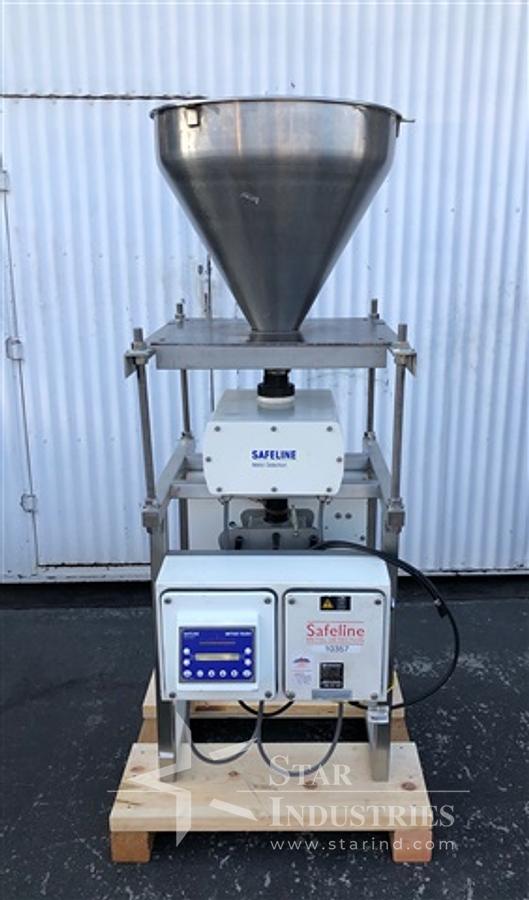 Used Safeline Gravity Flow Metal Detector