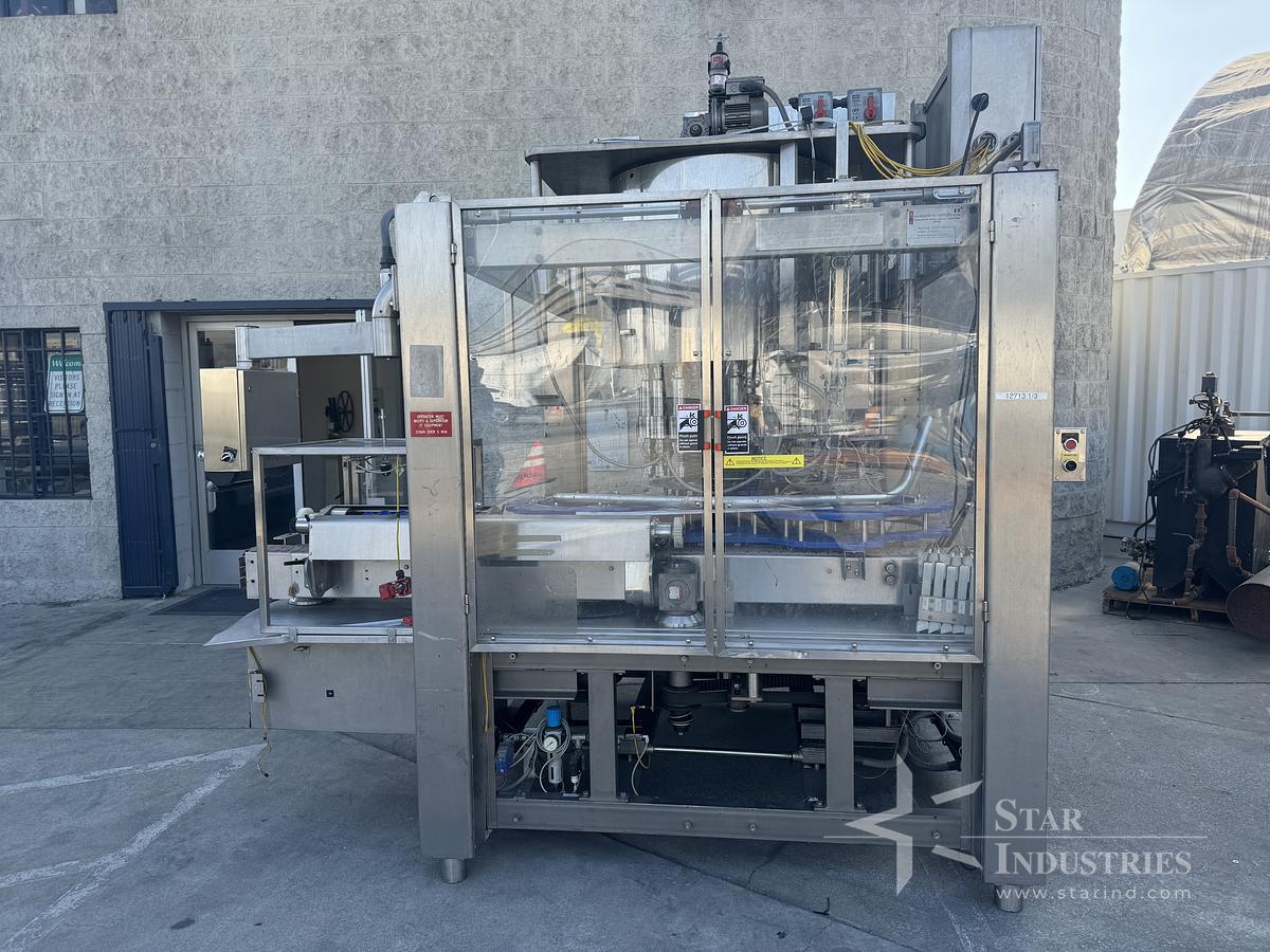 Used Zalkin Rotary Filler/Capper with Feeder