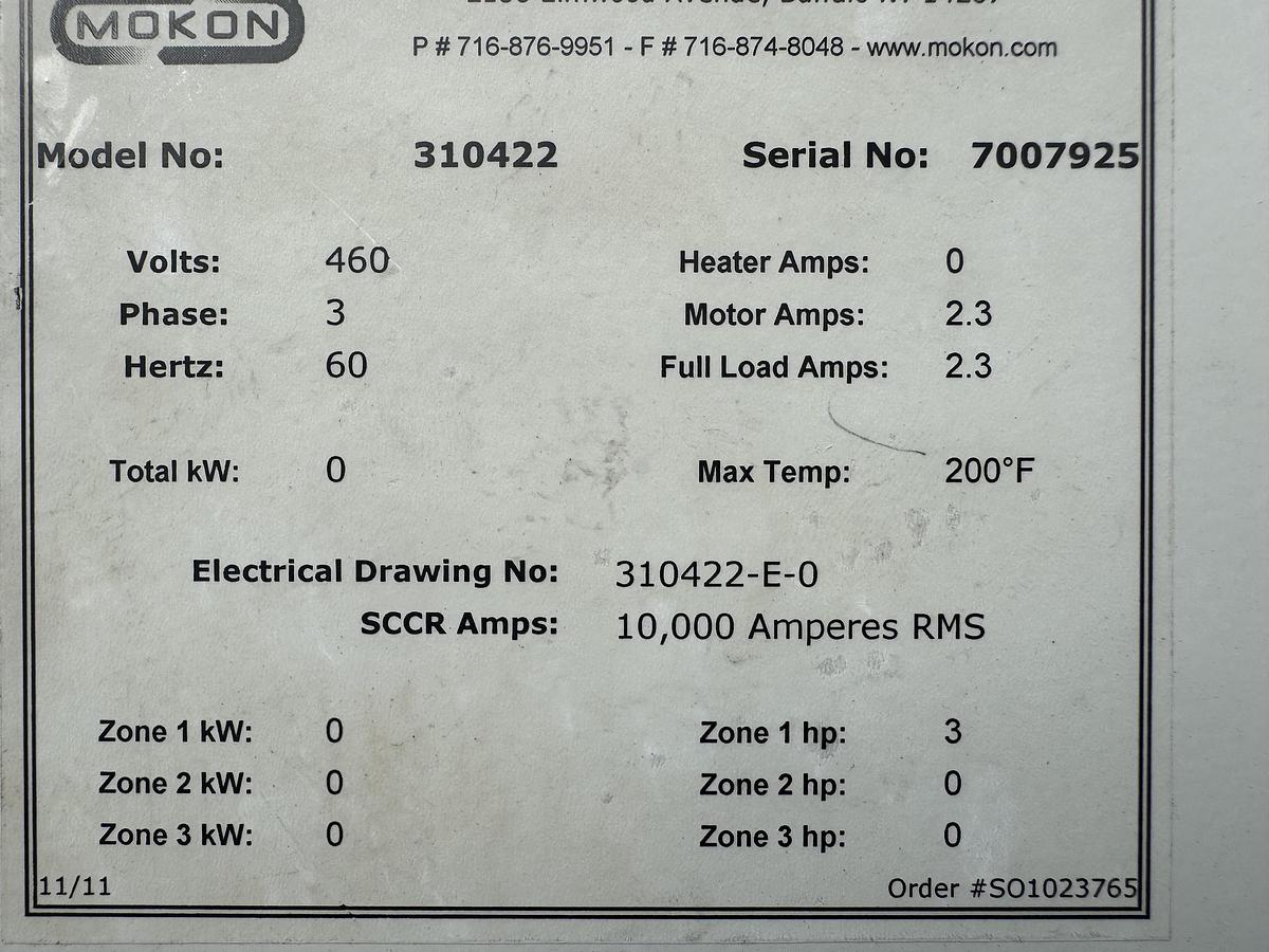 Used Mokon Temp Controller 310422