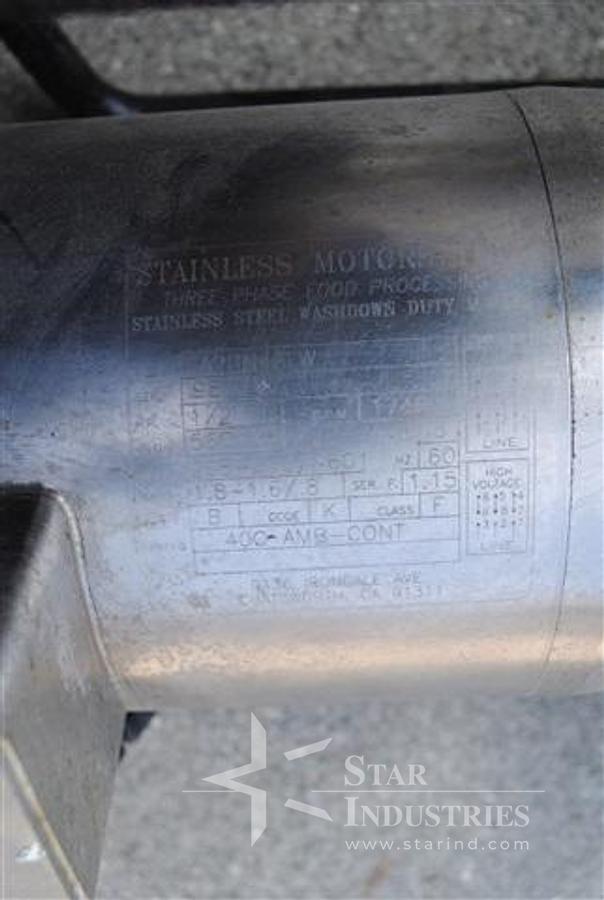 Used Lightnin .5 HP Stainless Steel Vektor Mixer