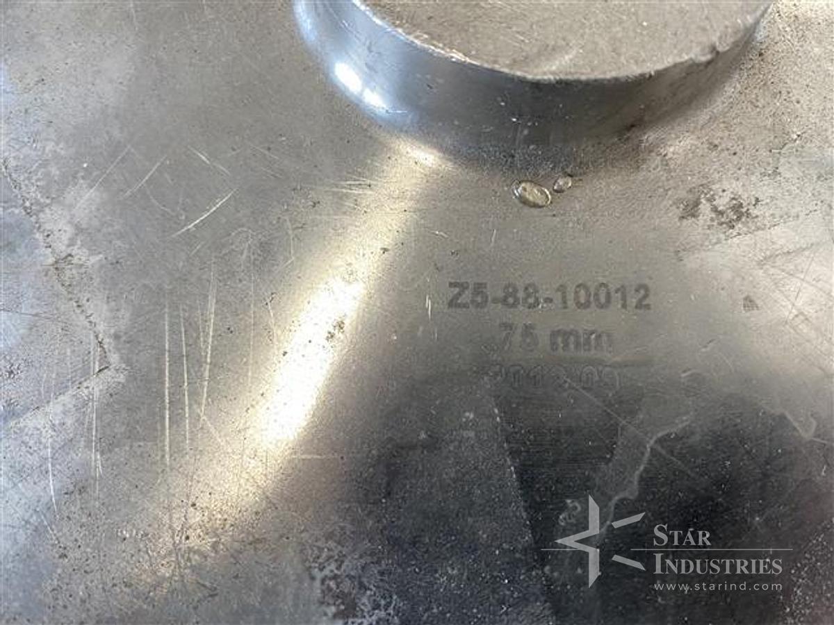Used ITT JABSCO 2" SANITARY S.S. LOBE PUMP