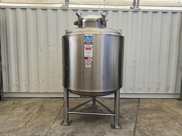 Used 1,000 Liter DCI Tank 316L