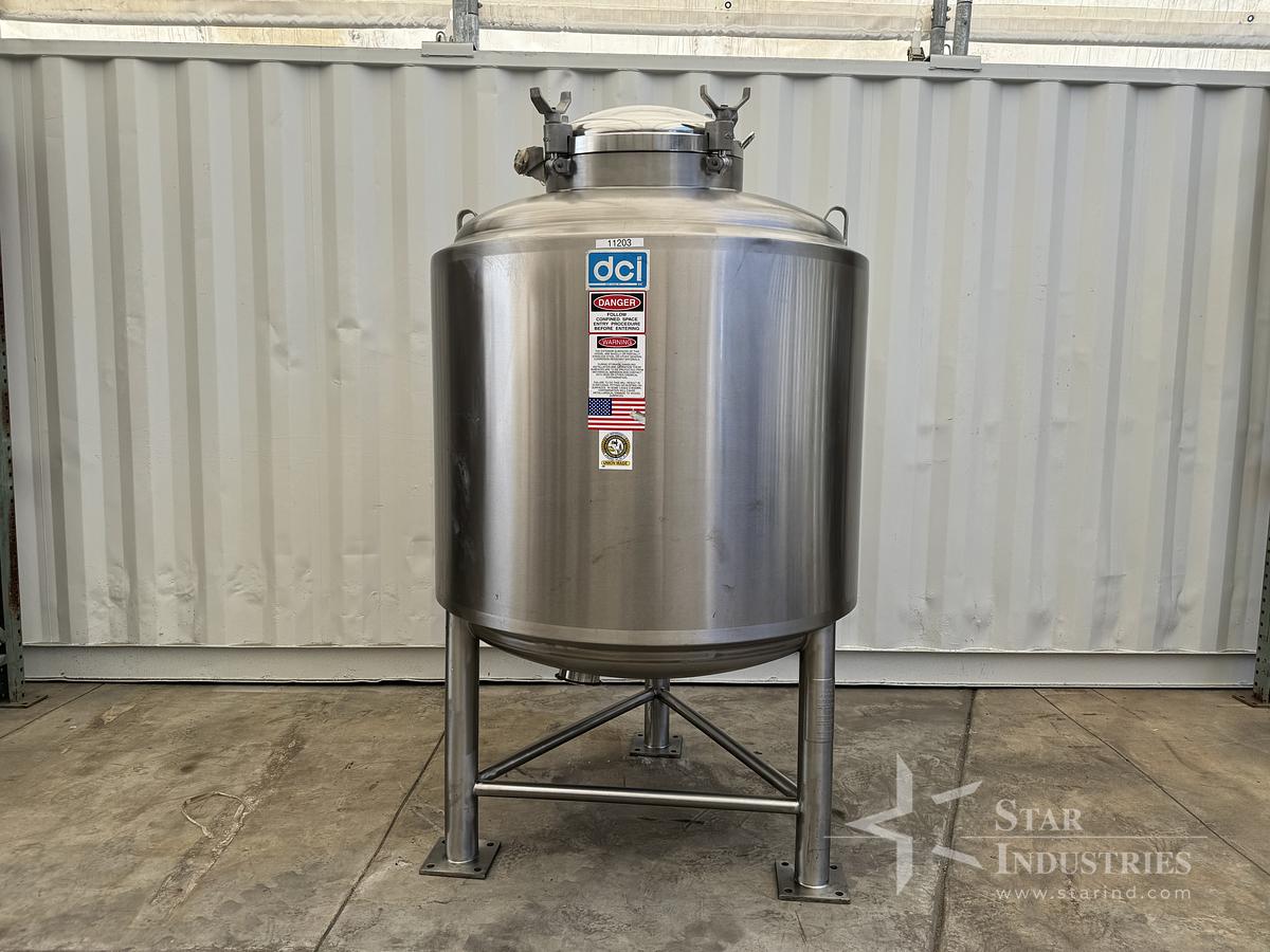 Used 1,000 Liter DCI Tank 316L