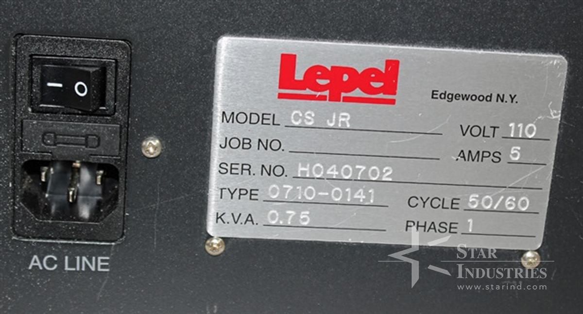 Used Lepel Model CS JR 110 volt hand-held Induction Sealer
