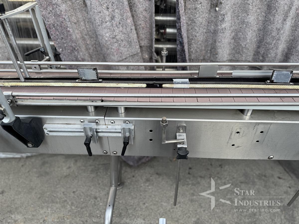 Used Stainless Steel Conveyor w/ Lane Diverter