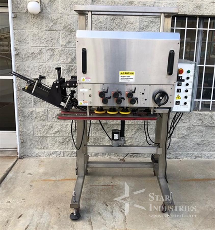 Used A Packaging Systems. 6-spindle Capper