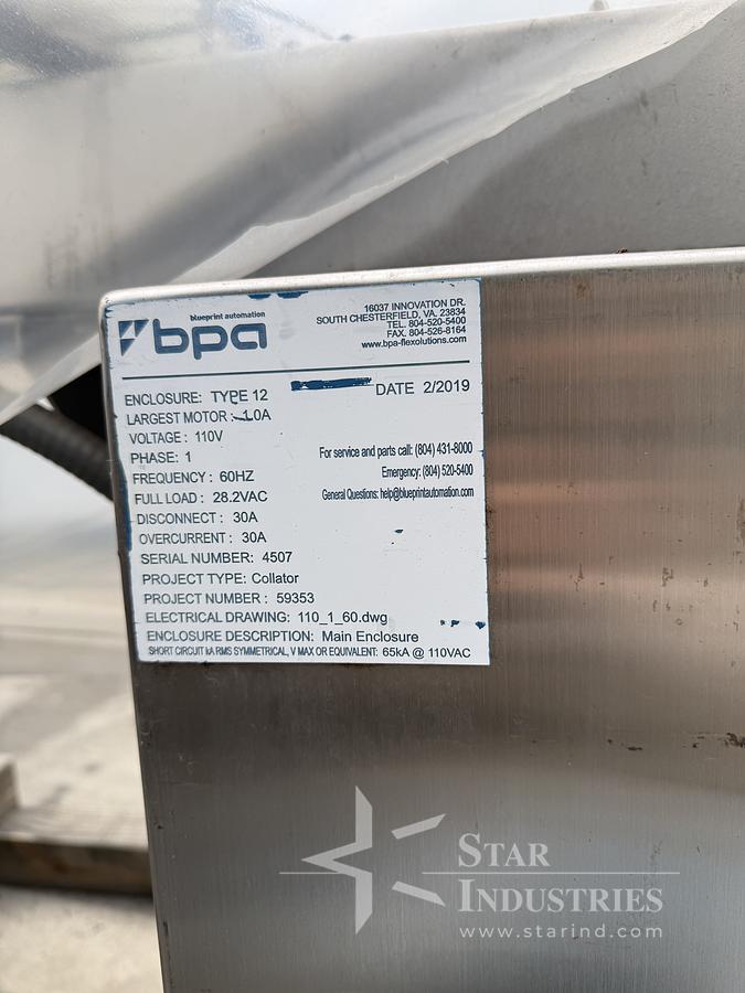 Used Box Taper with Conveyor