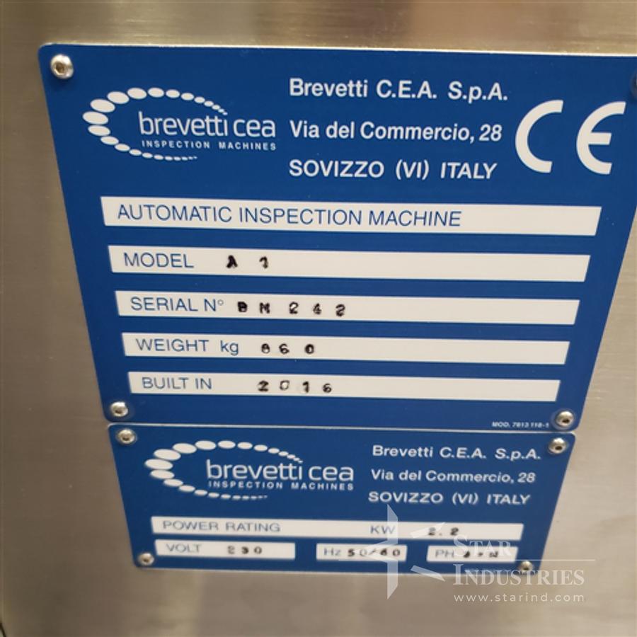 Used Brevetti Model A1 Vial Inspection Station
