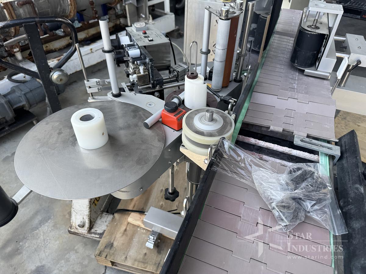 Used CVC310E10 Labeler, 10" x 60" Conveyor