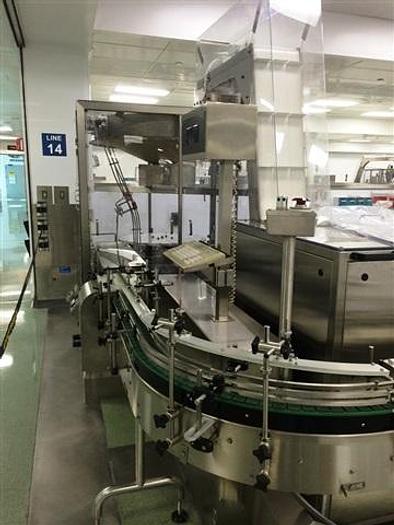 Used Complete High Speed Merrill Slat Counter Bottle Filling Line