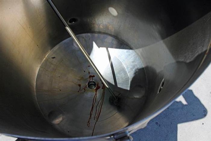 Used S.S. Tank w/ Pneumatic Mixer