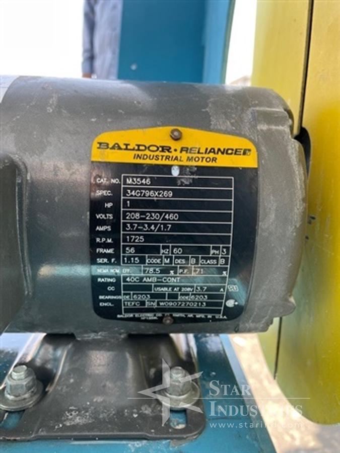 Used Patterson-Kelley 3 cu. ft. S.S. Twin shell Blender with Intensifier Bar