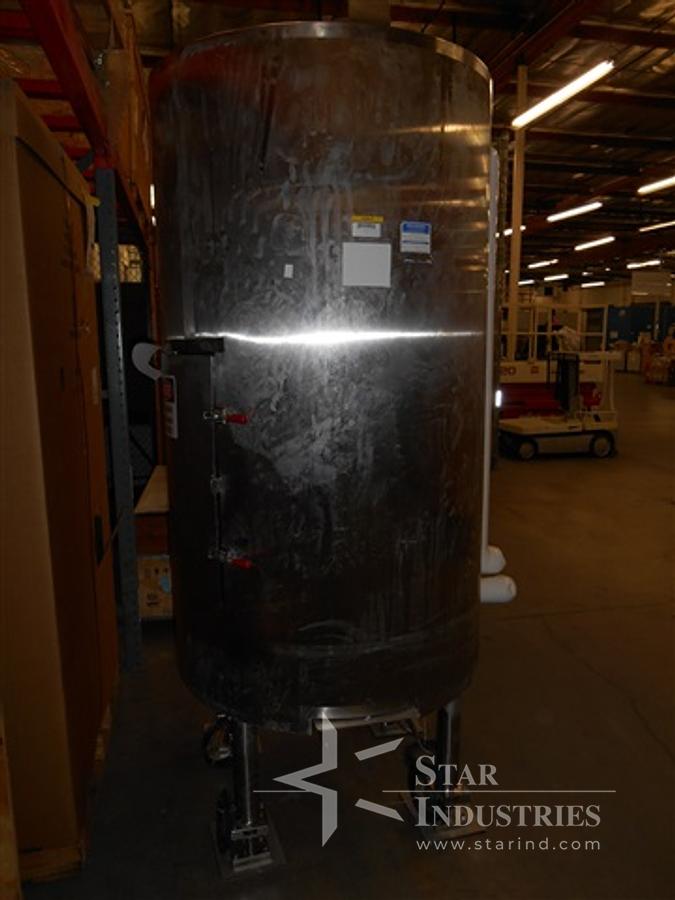 Used 1000 Liter Stainless Technology Jacketed Bag Vessel