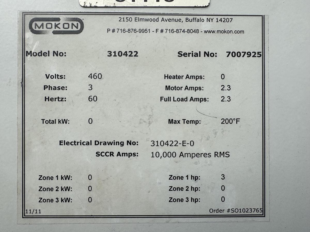 Used Mokon Temp Controller 310422