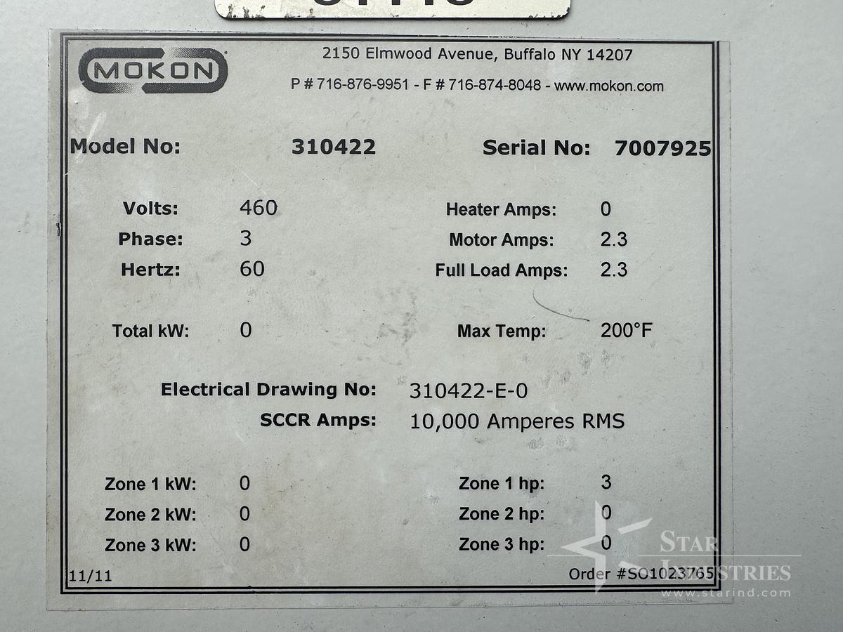 Used Mokon Temp Controller 310422