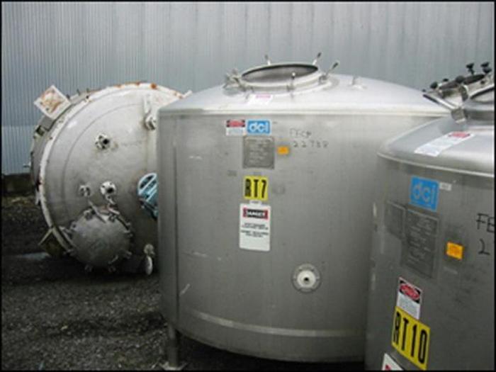 Used 1000 gallon DCI Jacketed 316ss Kettle