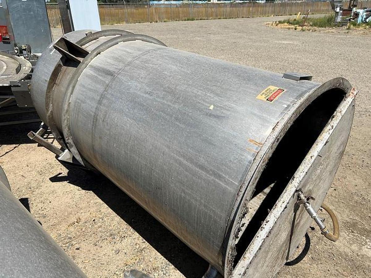 Used Tank, 800 Gallon, 316 Stainless, L&A, Cone Bottom