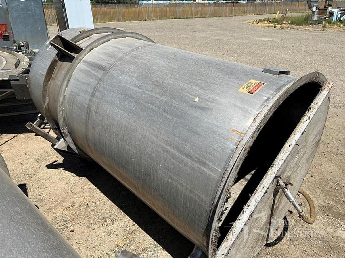 Used Tank, 800 Gallon, 316 Stainless, L&A, Cone Bottom